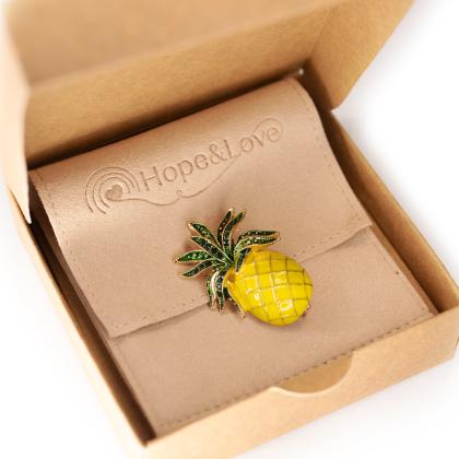 ananas broszka